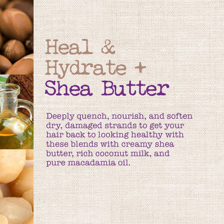 Maui Moisture Heal Hydrate Shea Butter Hair Mask LeaveIn Conditioner Treatment to Deeply Nourish Curls Help Repair Split