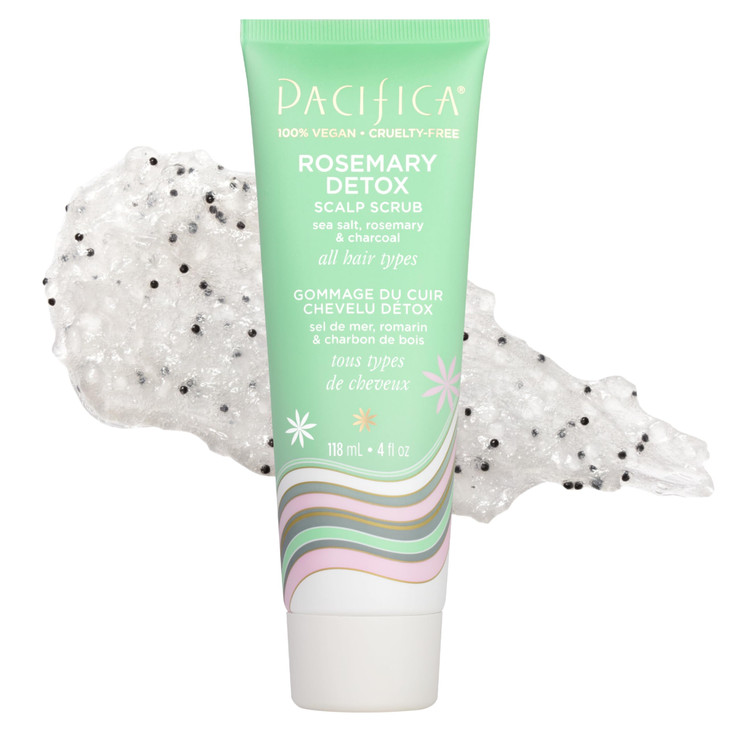 PACIFICA Rosemary Detox Scalp Scrub by Pacifica for Women 4 oz Scrub White