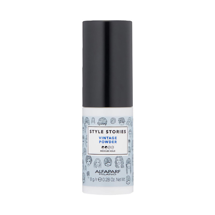 Alfaparf Milano Style Stories Vintage Texturizing Powder Medium Hold Lightweight Volumizing Powder Matte Finish Adds Vol