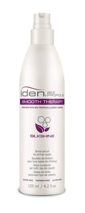 IDEN Bee Propolis Smooth Therapy Silkshine Shine Serum Controls Frizz Argan Oil Sweet Almond Oil 42 floz