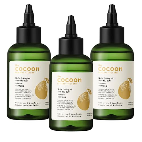Cocoon Pomelo Oil Hair Tonic 100 Vegan Scalp Serum Treatment for Thinning Damaged Breakage Hair Soften Reduce Hair Loss