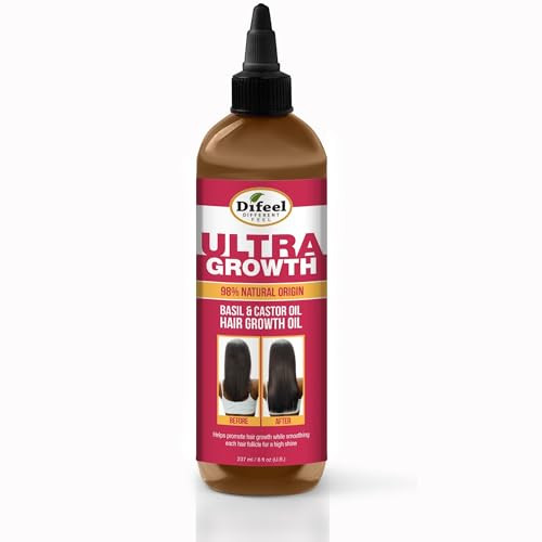 Difeel Ultra Growth Basil Castor Hair Growth Oil 8 oz