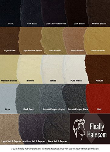 Finally Hair Fibers Refill Bag 56 Grams of Premium Hair Loss Concealer in a Refill Bag Light Salt Pepper