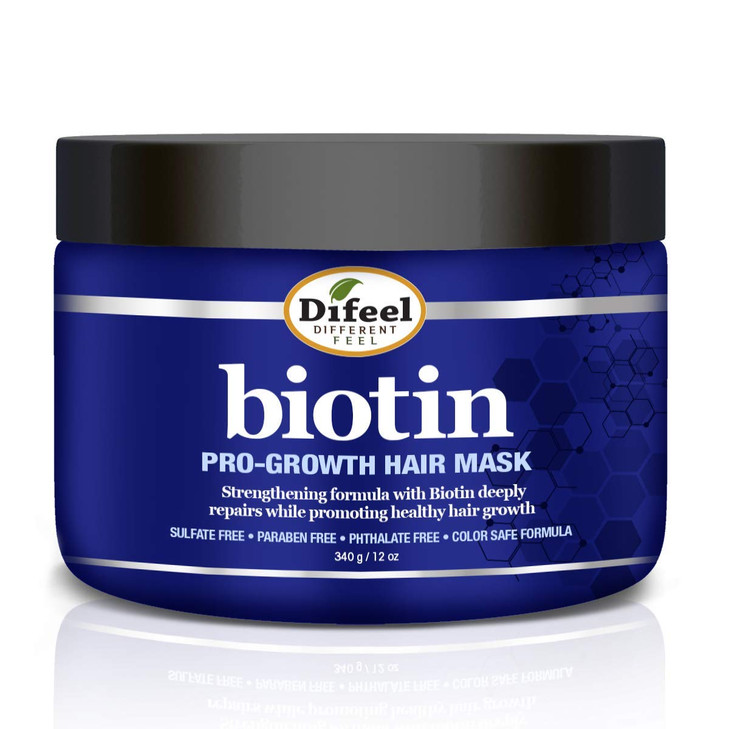 Difeel ProGrowth Biotin Hair Mask 12 oz Hair Mask for Hair Loss