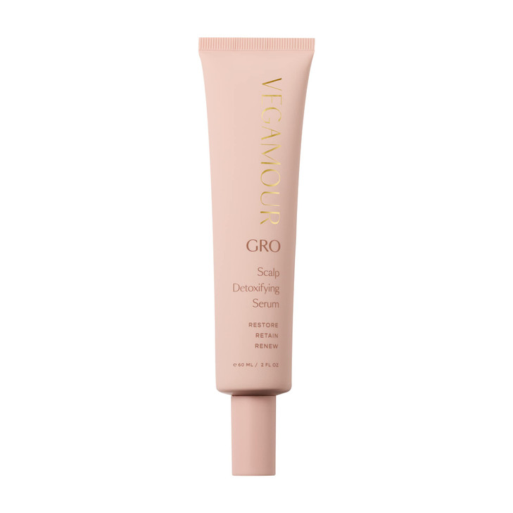 VEGAMOUR GRO Scalp Detoxifying Serum Scalp Serum with Zinc PCA Removes Buildup Soothes Scalp Natural Citrus Scent 2 fl o