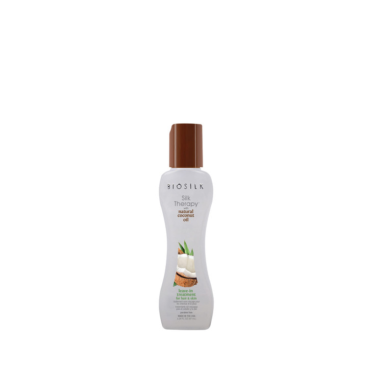 Farouk Biosilk Silk Therapy Organic Coconut Oil Leavein Treatment For Hair Skin 014 Ounce