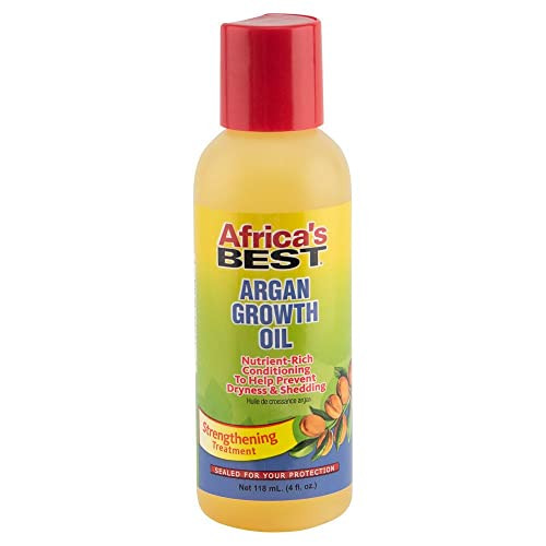 Africas Best Argan Growth Oil Nutrient Rich Formula Strengthens Hair Stimulates Hair Growth Conditions to Help Prevent D