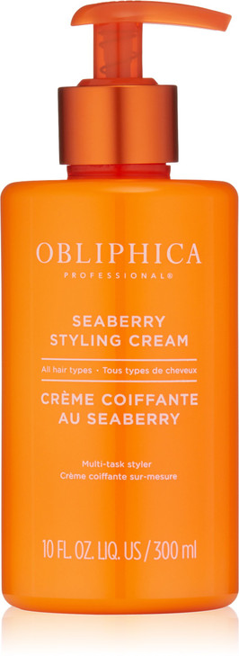 Obliphica Seaberry Styling Cream for Women AntiFrizz Control Normal Hair Products Damaged Repaired Hair Hair Mask Treatm
