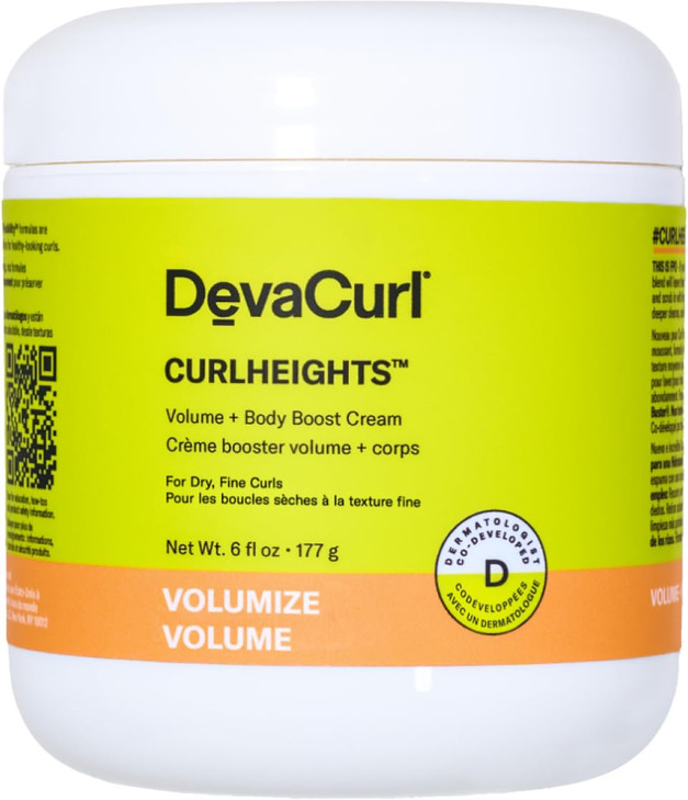 DevaCurl CurlHeights Volume Body Boost Cream 6 oz