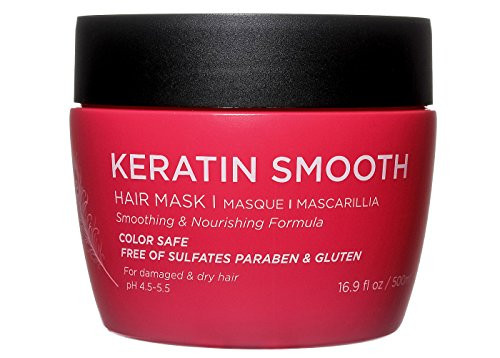 Luseta Keratin Smooth Hair Mask Hydrating Nourishing for Dry Damaged Hair 169 oz