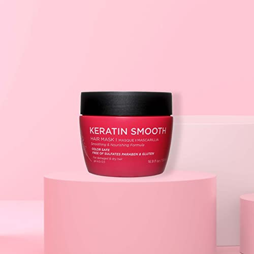 Luseta Keratin Smooth Hair Mask Hydrating Nourishing for Dry Damaged Hair 169 oz