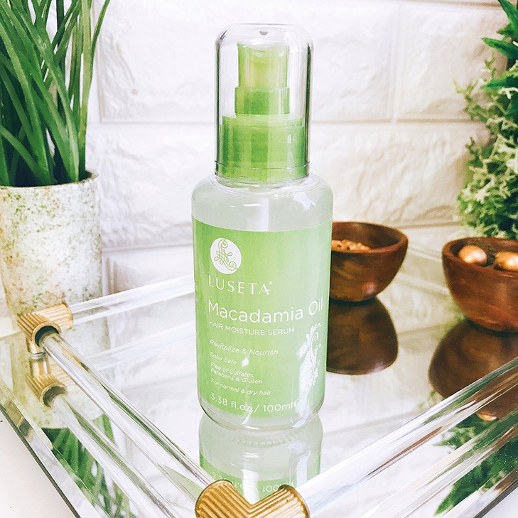 Luseta Macadamia Oil Hair Moisture Serum Nourishing Revitalizing for Normal and Dry Hair 338oz