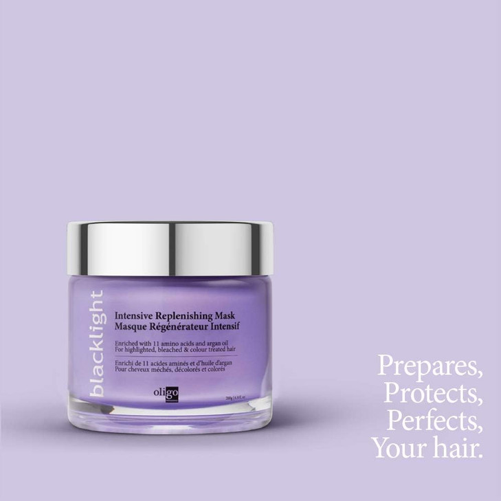 Oligo Professionnel Blacklight Intensive Replenishing Hair Mask Hair Mask for Dry Damaged Hair and Growth with 11 Amino