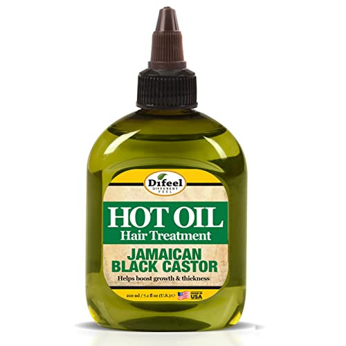 Difeel Jamaican Black Castor Hot Oil Treatment 71 oz Deep Conditioning Treatment made with Natural Castor oil for Hair G