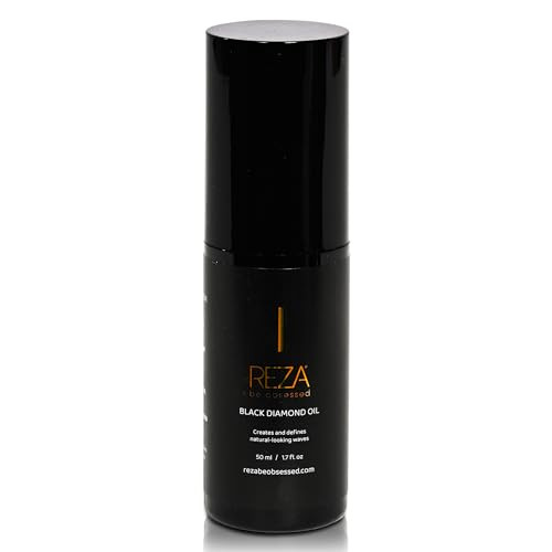 Reza Black Diamond Oil Luxury Hair Oil Protects Nourishes Adds Shine Sulfate Free Paraben Free Safe Tames Frizz Repairs