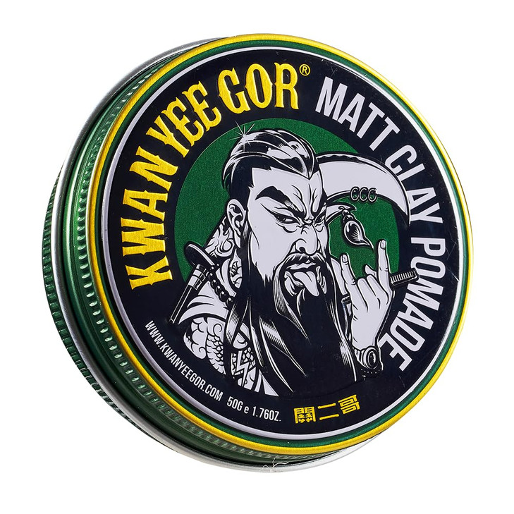 KWAN YEE GOR Strong Hold Matte Shine Hair Pomade 176oz for Men Styling
