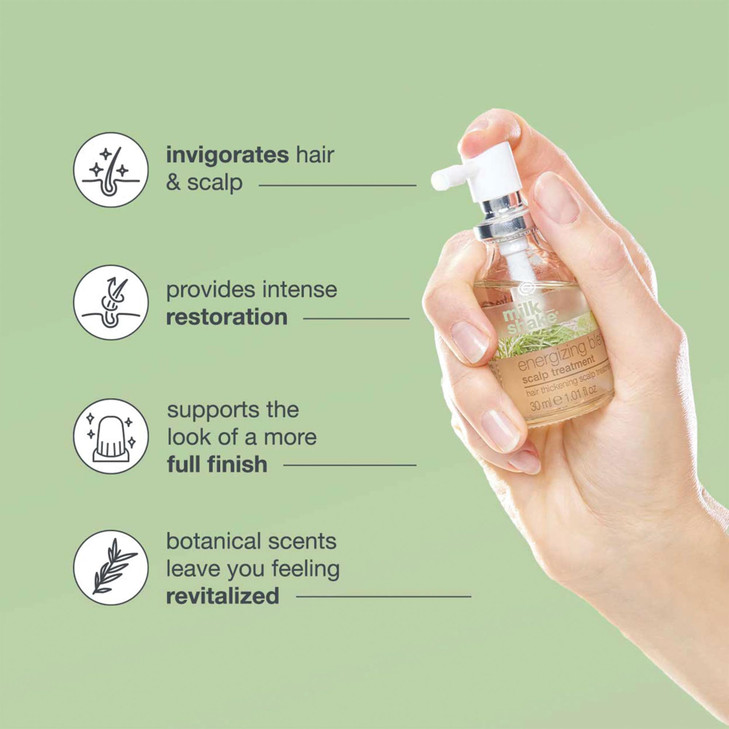 milkshake Energizing Blend Hair Thickening Scalp Treatment Revitalizing Volume Treatment for Fine and Fragile Hair 11 Fl