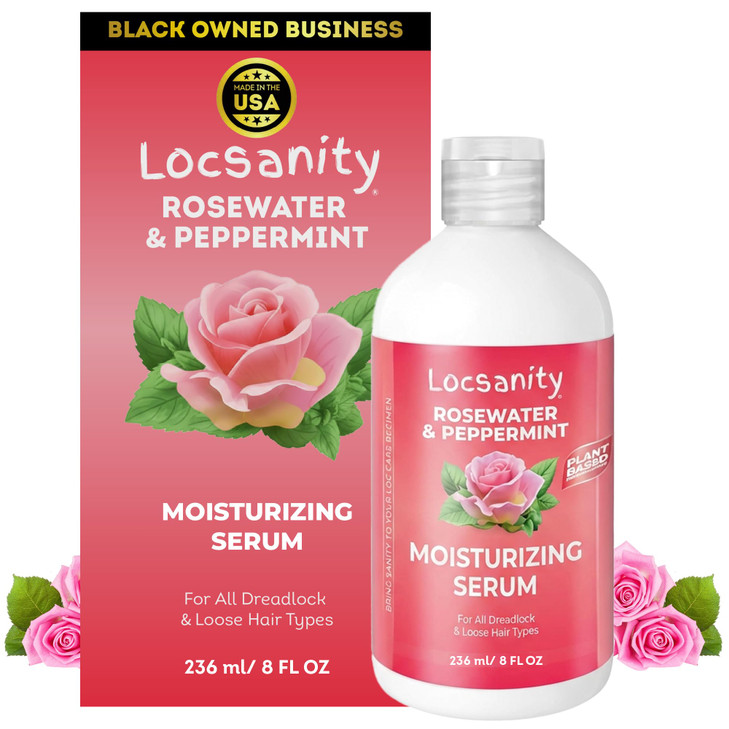 Locsanity Rosewater Peppermint Deep Moisturizing and Nourishing Serum