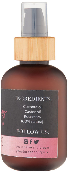 Natural VIP Rosemary Coconut Oil for Hair Growth and Hair Loss Treatment Oil 4oz
