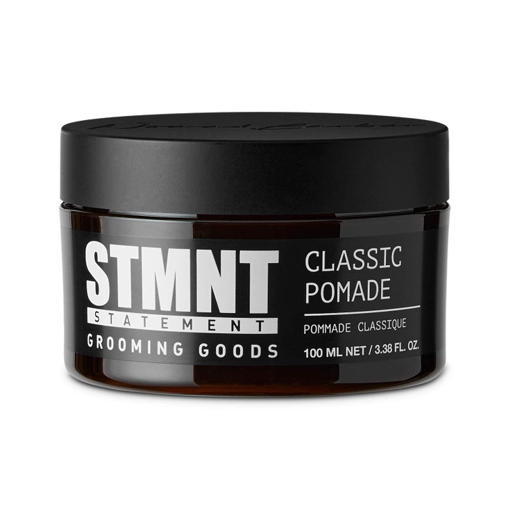 STMNT Grooming Goods Classic Pomade 338 oz Natural Shine Strong Control Easy to Wash Out