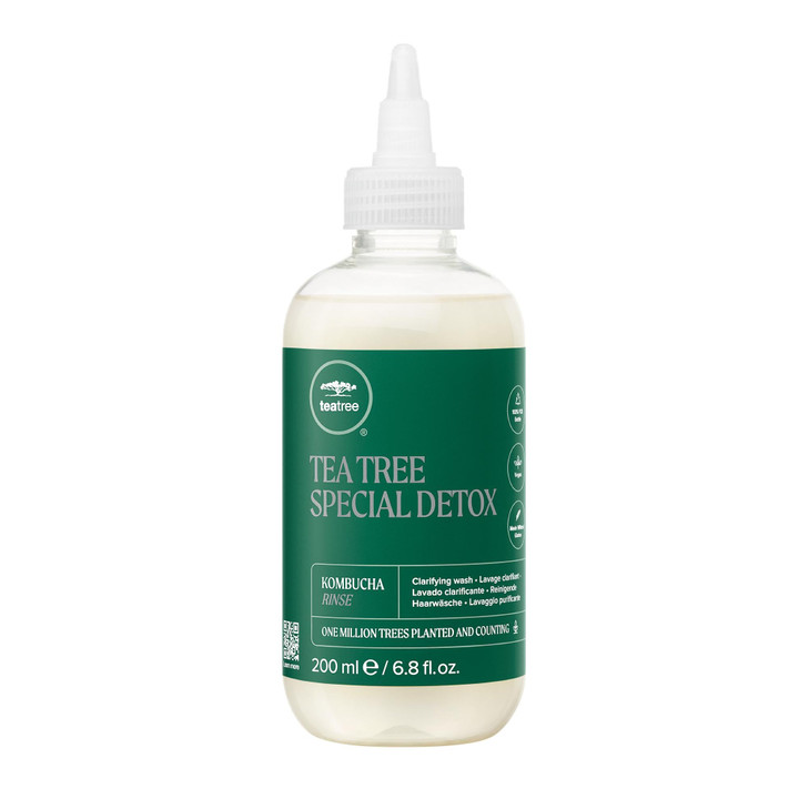 Tea Tree Special Detox Kombucha Rinse Removes Buildup Adds Shine For All Hair Types 68 fl oz