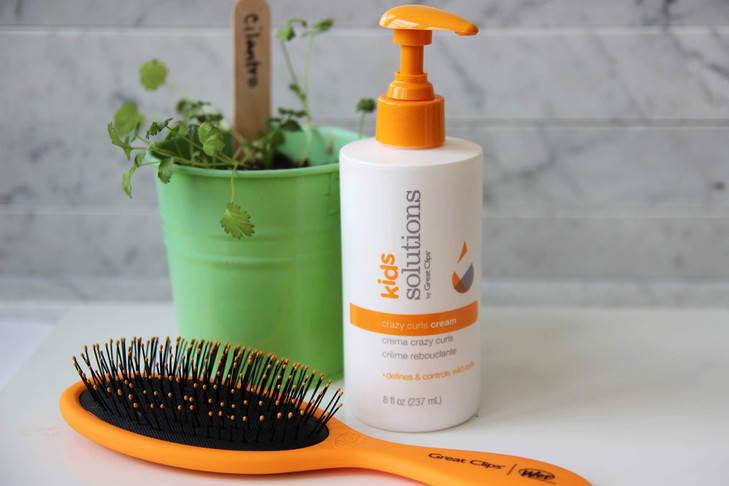 GREAT CLIPS Solutions Kids Crazy Curls Cream 8oz Defines Curls Smoothes Frizzy Hair Recommended for Children Ages 410