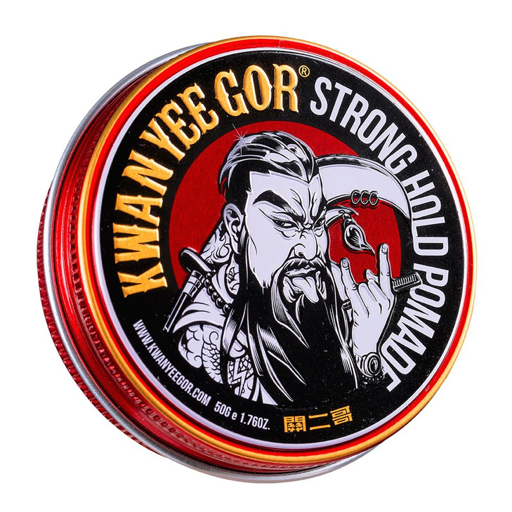 KWAN YEE GOR Strong Hold High Shine Hair Pomade 176oz for Men Styling