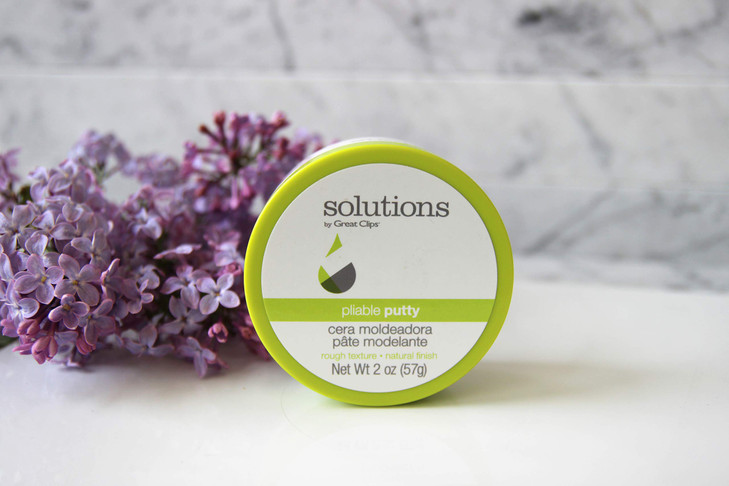 GREAT CLIPS Solutions Pliable Putty 2oz Finishing Hair Product wMedium Workable Hold Provides Flexibility Texture