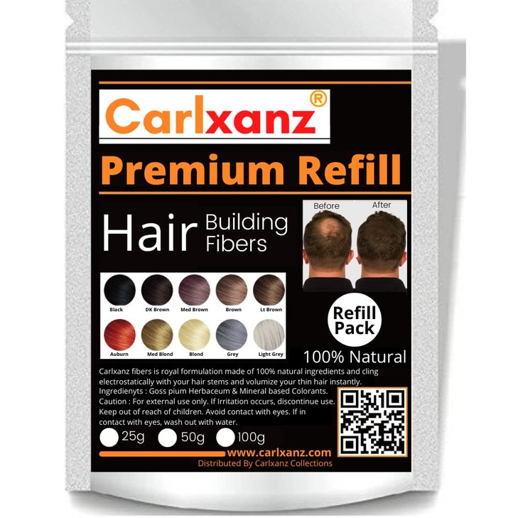 Carlxanz Hair Fibers Refill For Women Men Blonde