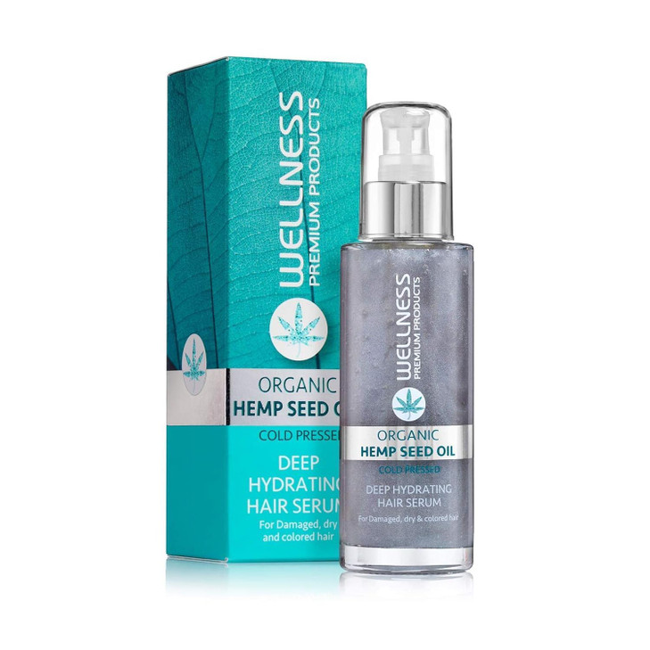 Wellness Premium Products Organic Hemp Seed Oil Deep Hydrating Serum 100ml