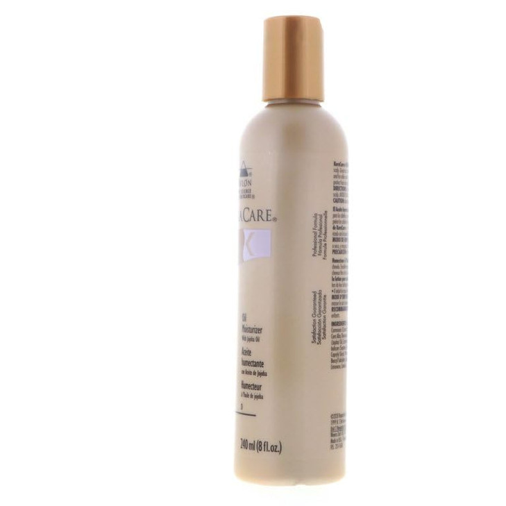 KeraCare Oil Moisturizer 8 oz With Jojoba Oil Sunflower Oil Softens and Moisturizes Hair No Oily Buildup Hydrates Dry Br