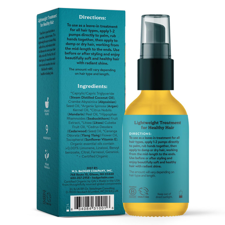 Badger Argan Hair Oil 20 Ounce