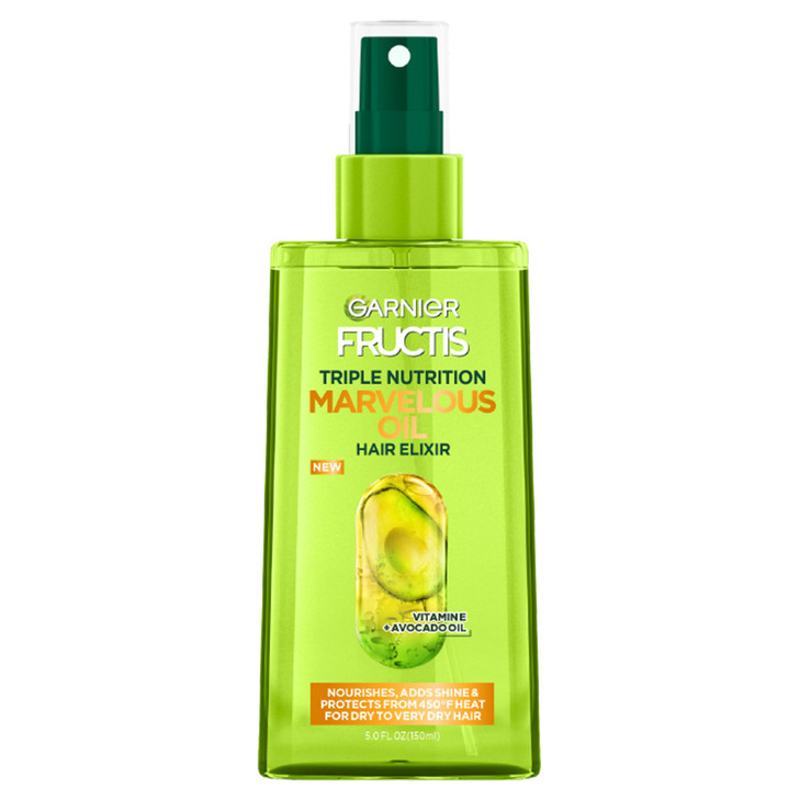 Garnier Fructis Triple Nutrition Marvelous Oil Hair Elixir 50 Fl Oz 1 Count Packaging May Vary