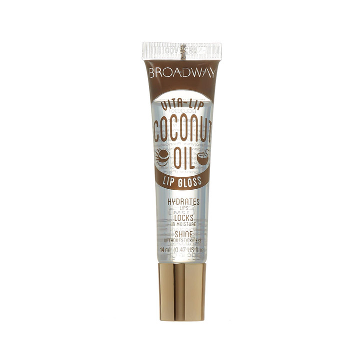 Broadway Vita-Lip Clear Lip Gloss 0.47oz/14ml (BCLG0301- Coconut Oil)