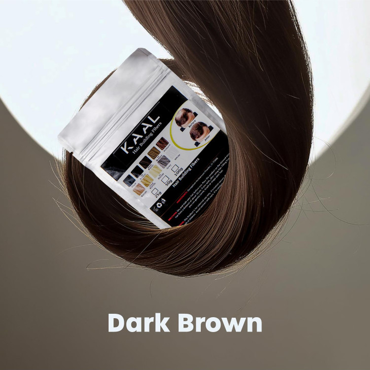 KAAL Hair Fiber Refill Pack 353 oz Black for Thinning Hair Concealing Powder for Men and Women Experiencing Hair Loss