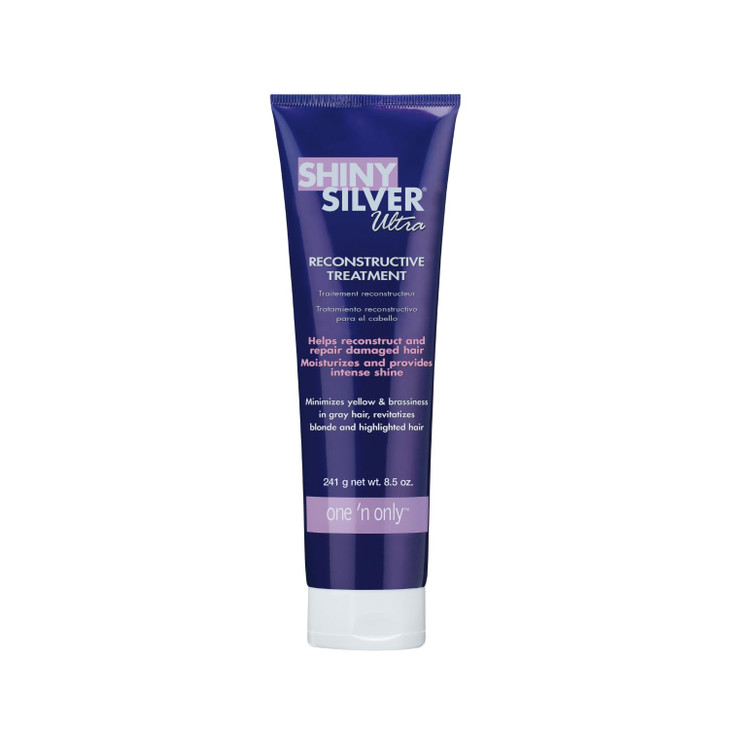 One n Only Shiny Silver Deep Conditioning Hair Mask Hydrating Treatment for Blonde Gray Bleached Highlighted Hair Restor