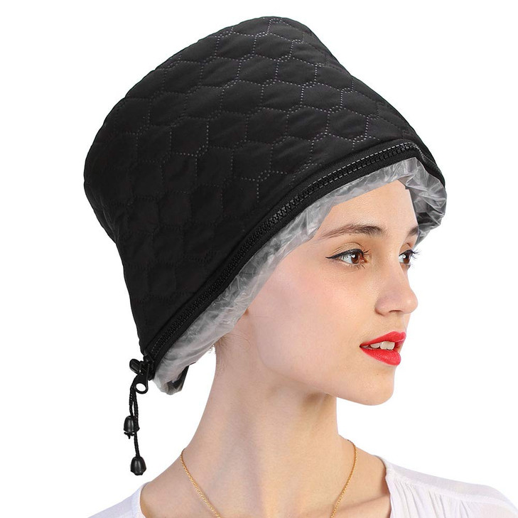 Hair Steamer Electric Hair Care Hat Adjustable Hair Treatments Steam Hair Thermal Treatment Plug 110V
