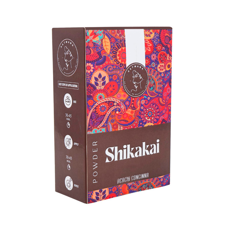 AATMANA Shikakai Powder Acacia Concinna Natural Hair Growth Ayurvedic Hair Mask For Men and Women 100g