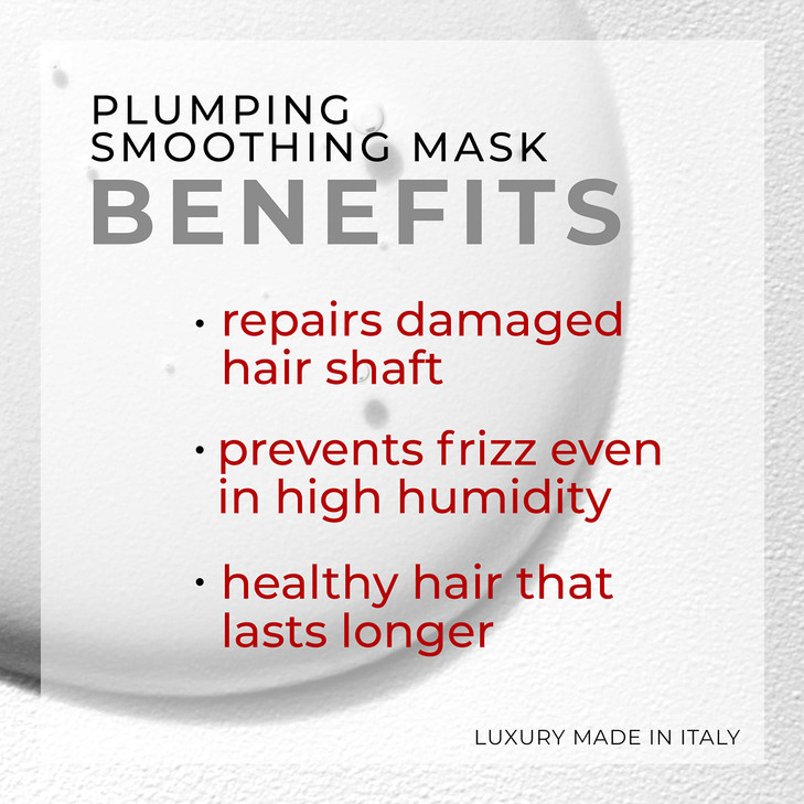 Diego Dalla Palma Plumping Smoothing Hair Mask For Frizzy Static Brittle Hair Immediately Repairs Damaged Hair Shafts Le