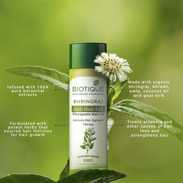 Biotique Botanicals Bhringraj Hair Growth ThERApeutic Oil 406Fluid Ounce