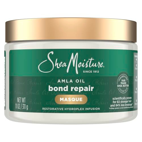 SheaMoisture Bond Repair Masque Amla Oil Deeply Moisturizes and Visibly Repairs Damage with Hydroplex Technology and Aml