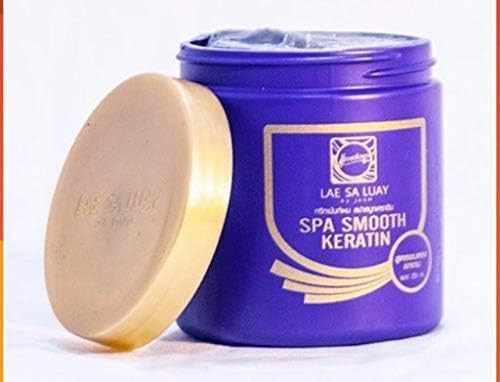 LAE SA LUAY Spa Charcoal Keratin Hair Smoot Treatment Restore Damage Hair 250 ML
