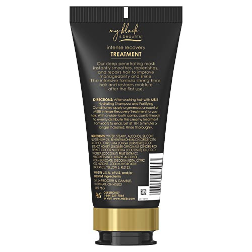 MY BLACK IS BEAUTIFUL Golden Milk Intense Recovery Hair Treatment 57 Fl Oz Sulfate Free Deep Conditioning Hair Mask for