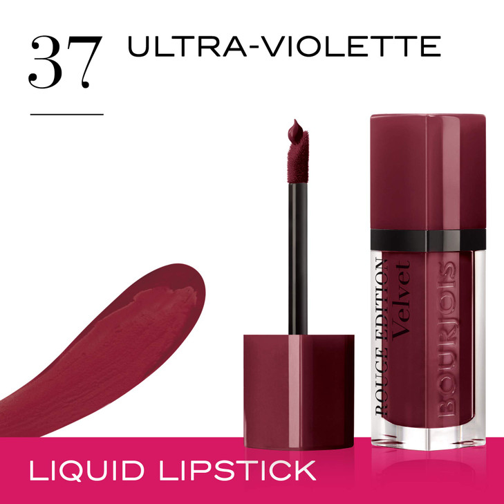 Bourjois Paris Rouge Edition Velvet Lipstick 7.7ml - 37 Ultra Violette