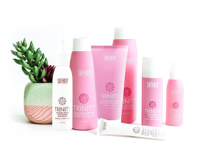 Surface Hair Trinity Color Care One Shot Protein Repair Tonic Cleansing Shine and Volume for Color Treated Hair 075 fl o