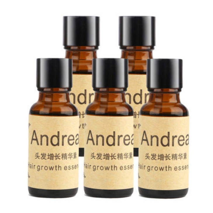 5 x 20ML Andrea Hair Growth Essence Hair Loss Stop Fast Hair Growth Products Regrow Scalp Ginger Genseng Raise Dense Hai