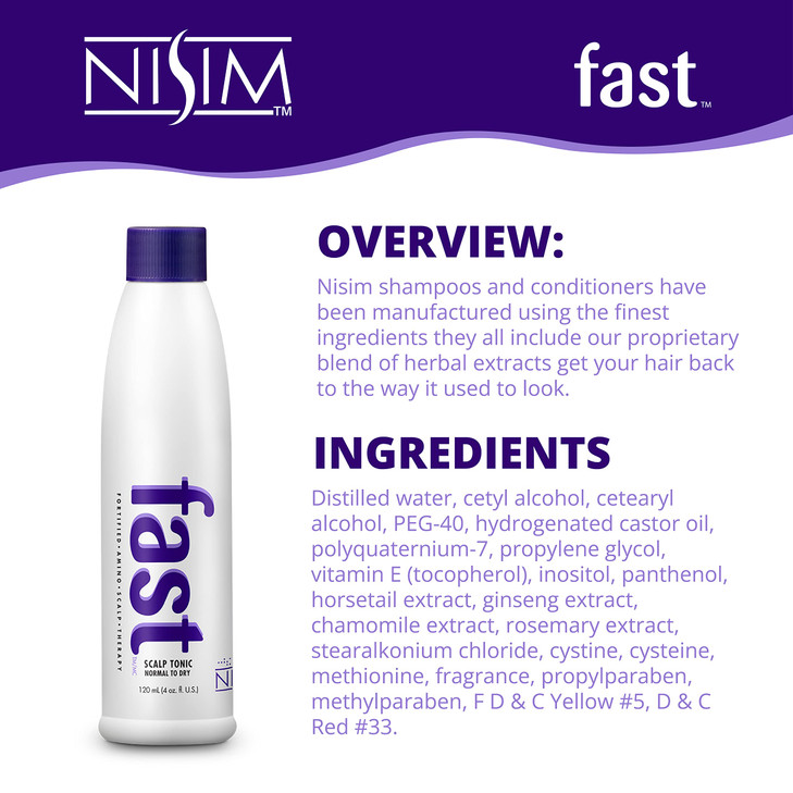 FAST Scalp Tonic Normal to Dry 4 Ounce 120 milliliter