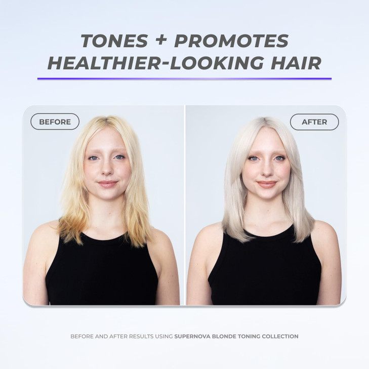 XMONDO Supernova Blonde Toning Reparative Mask Tones Repairs Hydrates Vegan with Jojoba Oil 795 oz