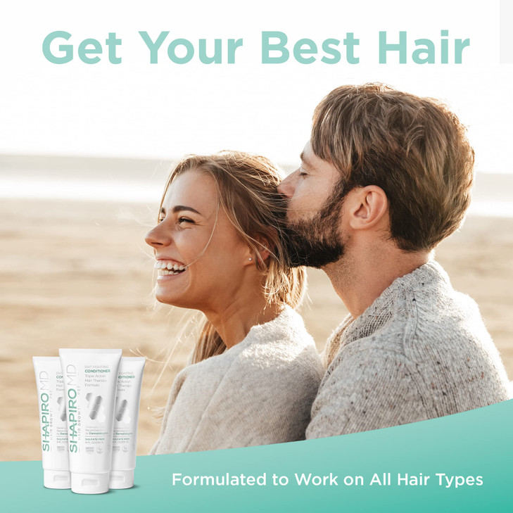 Shapiro MD Hair Growth Experts Hair Loss Conditioner DHT Fighting Vegan Formula for Thinning Hair Developed by Dermatolo