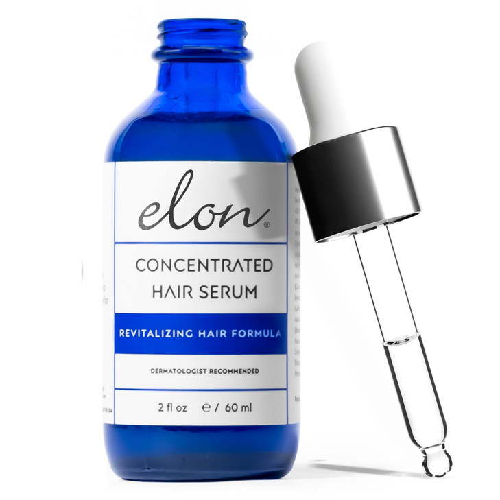 Elon Concentrated Hair Serum for Hair Growth Revitalizing Scalp Serum for Hair Growth Extra Strength DHT Blocker Paraben